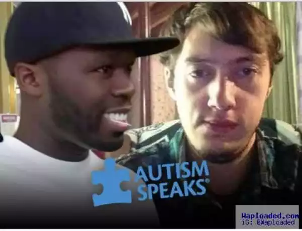 After mocking an Autistic man, 50 cents donates $100k to Autism Speak